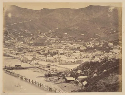 Lyttelton. From the Officer's Point, Canterbury.