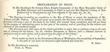Image: Proclamation, 1865