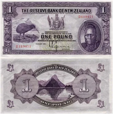 Image: First series of banknotes: £1