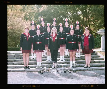 Film Negative: McVicar Marching Team Image: Film Negative: McVicar Marching Team
