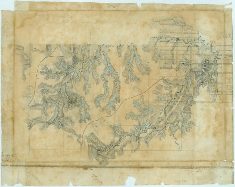 Valley of the Huatoki and Upper Mangaotuku Stream [map]