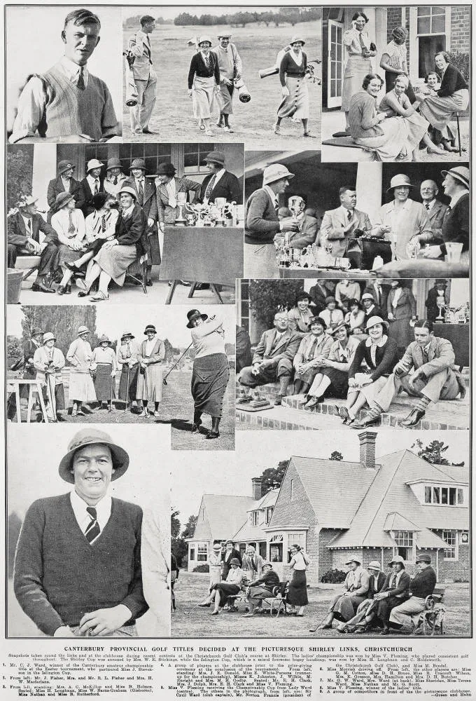 Canterbury provincial golf titles decided at the picturesque Shirley Links, Christchurch