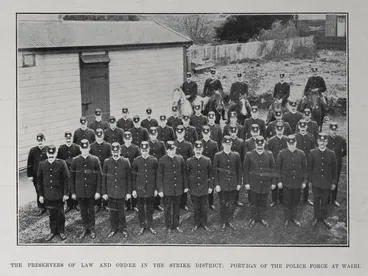 Image: The Preservers Of Law And Order In The Strike District