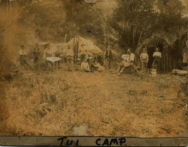 Image: Miners Camp at Tui Mine
