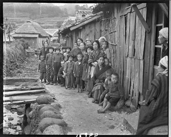 Village on the island of Mi-shima, Japan