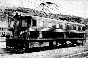 Image: Evening Post" Photo. 'A New Zealand-built electric-locomotive tested for the first time on the Johnsoriville line yesterday. It is the first of nine to take'the rails, and is similar to an imported English model. (Evening Post, 16 May 1939)