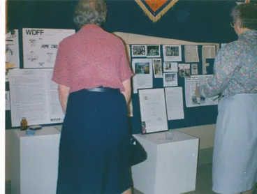 Image: Women's Division of Federated Farmers Upper Hutt; Suffrage Display; 1993