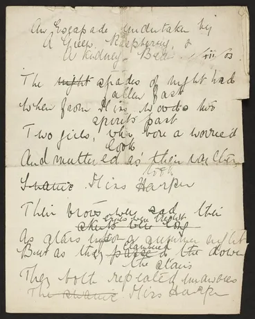 Image: Escapade undertaken by a green raspberry and a kidney bean