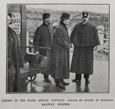 Image: Unrest In The Waihi Strike District