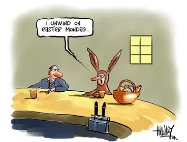 Image: Hawkey, Allan Charles, 1941- :Easter Monday. 21 April 2014