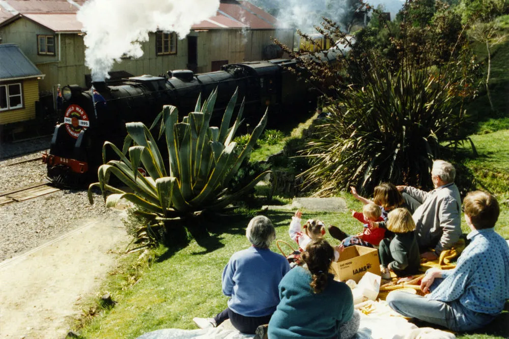 Silver Stream Railway; special VJ Day train, drawn by Society's Ka locomotive.