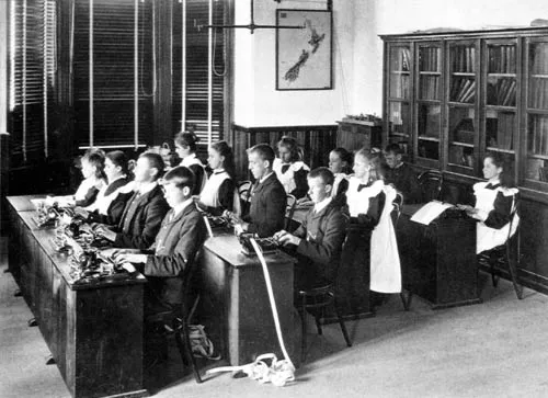 Teaching blind children