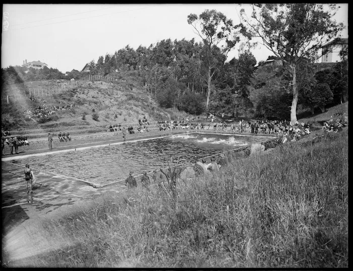 Swimming pool at New Plymouth Boys' High School