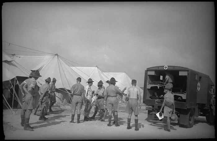 Transfer of patients from Maadi camp to Helwan