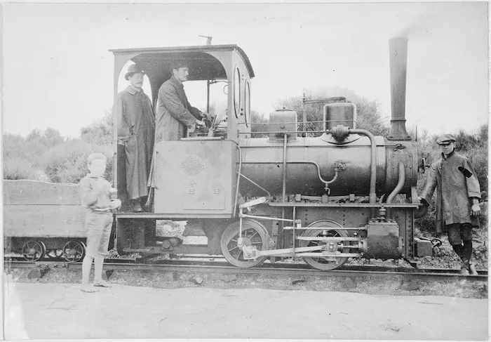 Steam locomotive, built by Orenstein & Koppel, Germany (maker's no. 1411).