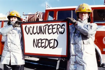 Image: Fire service; more volunteers needed at Trentham station.