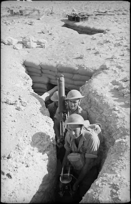 NZ machine gun post, Western Desert