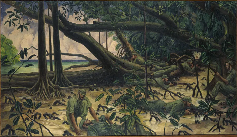 First encounter with Japanese on Vella Lavella