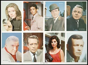 Image: Otago Daily Times :N.Z. TV weekly pin-ups (Series 2). Printed offset by the Otago Daily Times [ca 1966-1969]