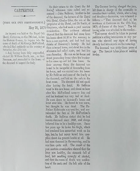 The Coroner's Court in the Royal Oak