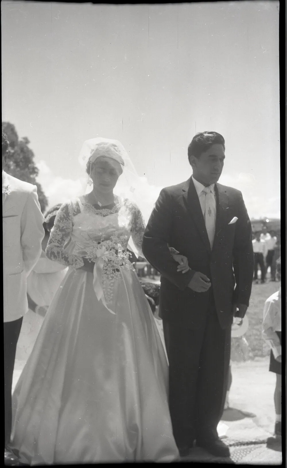 Wedding In Process - Bride And Her Father
