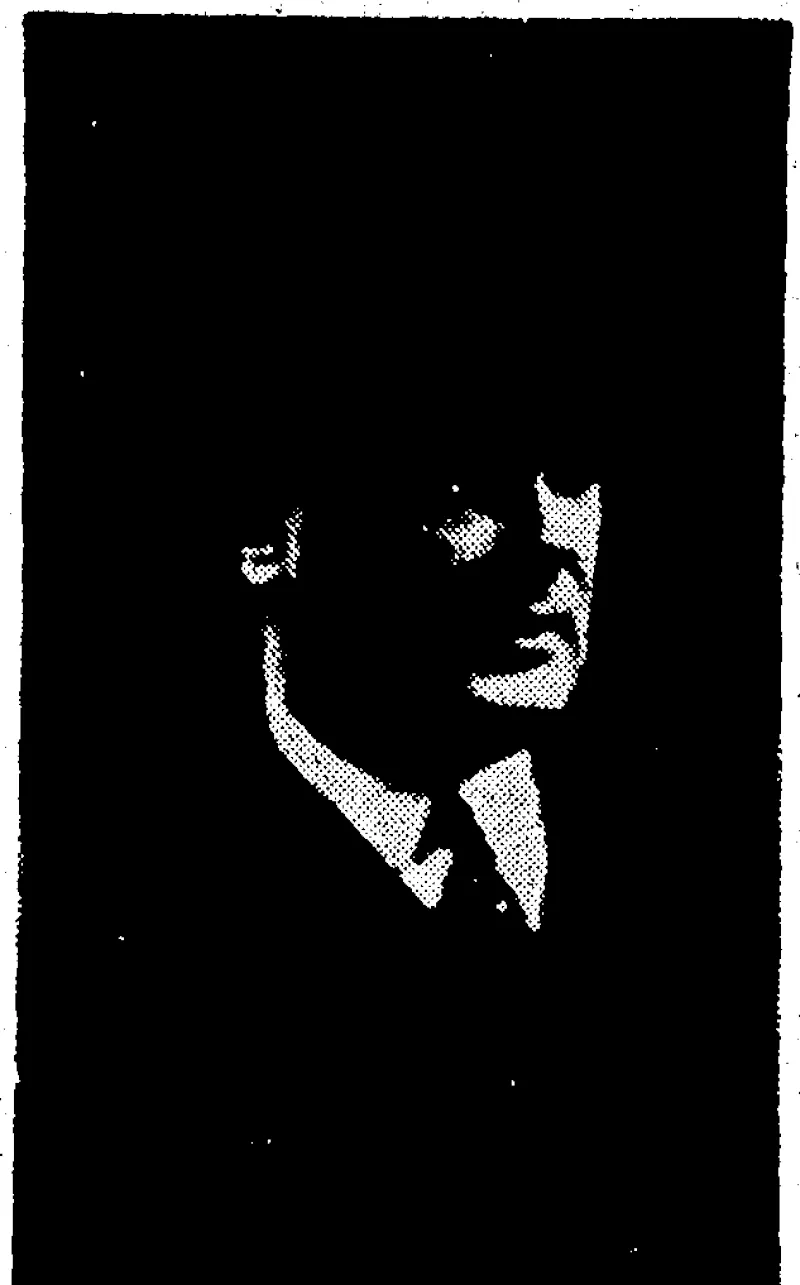 Sport and General" Photo. M. Spaak, Belgian Foreign Minister: who is presiding at the International Conference on the Sino-Japanese dispute, now sitting at (Evening Post, 05 November 1937)