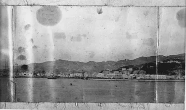 Image: Part of a panorama of the Wellington City shoreline