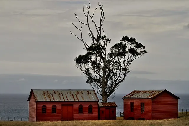 Old buildings, Matanaka, Waikouaiti, Otago, New Zealand