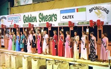 Miss Golden Shears contestants 1980 : digital image