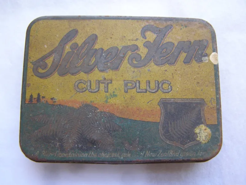 "Silver Fern" Tobacco Tin.