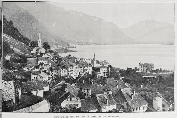 Montreux, showing the Lake of Geneva in the background