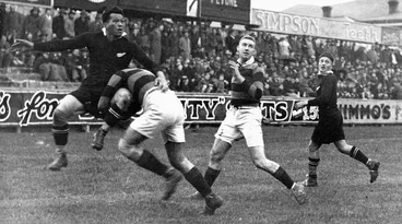 Image: George Nepia at Athletic Park, Wellington