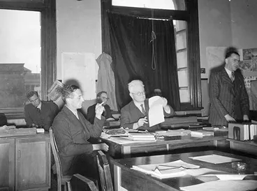 Image: Eric McCormick and Joe Heenan at work