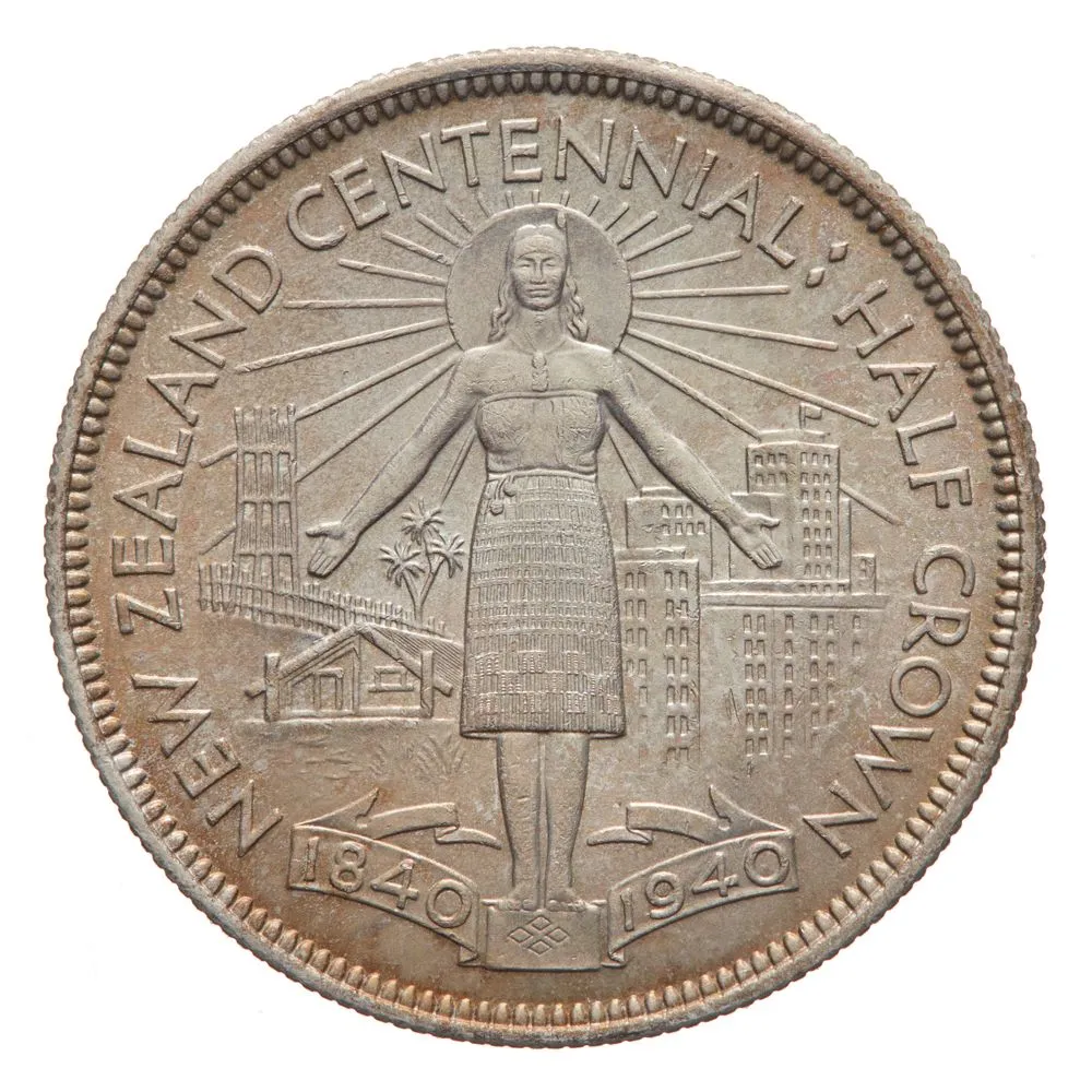 New Zealand Centennial Half-Crown