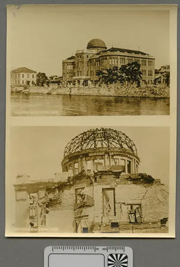 Image: Hiroshima before and after atomic bomb