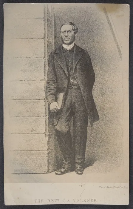 Photographer unknown :Portrait of Rev C S Volkner