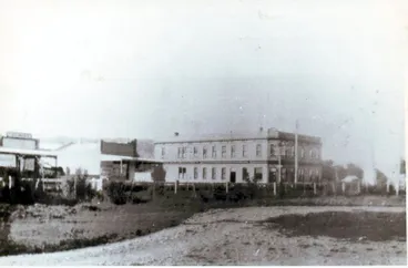 Image: Club Hotel & shops on Plimmer Terrace, c.1920's