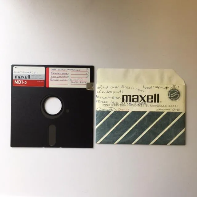 Floppy Disk Compilation of Games for Commodore 64