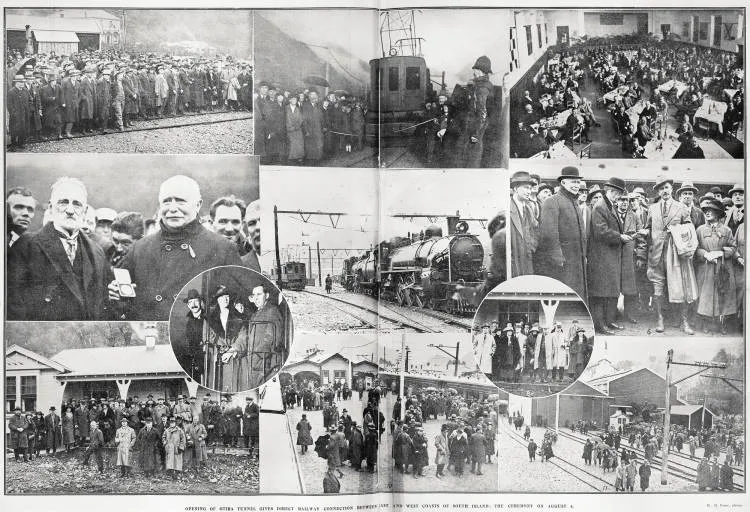 Opening of Otira Tunnel: The ceremony on August 4