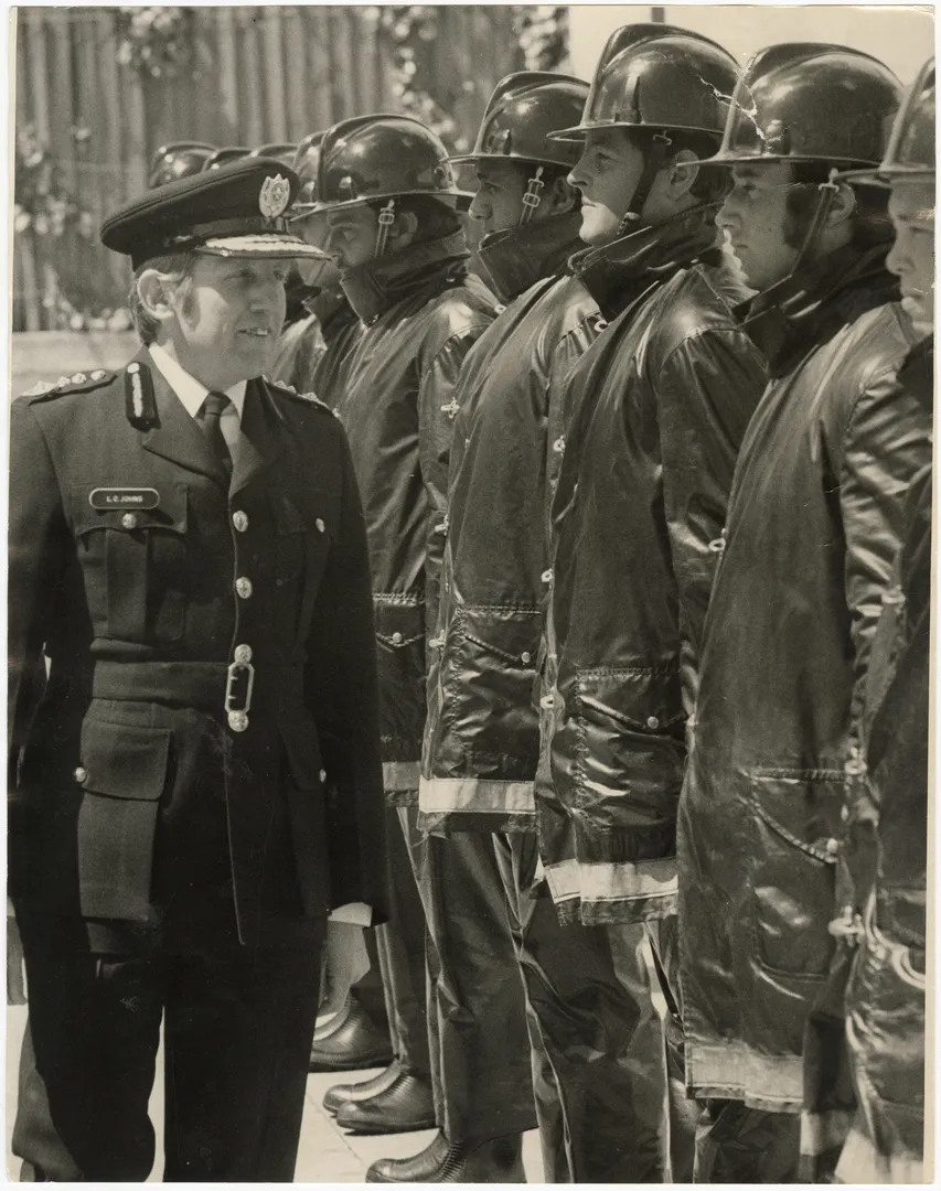 Inspection of new firefighters
