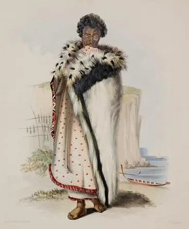 Image: Rangitakina. A Chief of the Bay of Plenty, on the East Coast