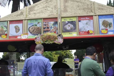 Image: Food stall, Auckland Lantern Festival