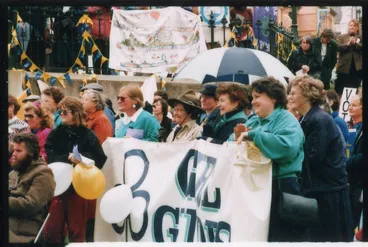 Suffrage Day, Dunedin, 1993 Image: Suffrage Day, Dunedin, 1993