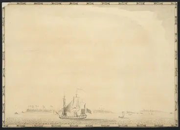 Image: [Wallis, Samuel] 1728-1795 :[Prince William Henry's Islands or Nengonengo, Tuamotu Archipelago. 13 June 1767]