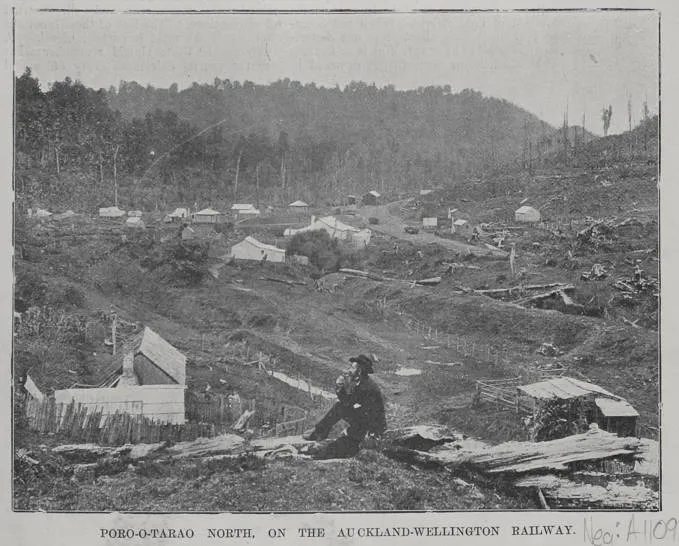 Poro-O Tarao North on the Auckland and Wellington railway