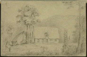 Image: Swainson, William, 1789-1855 :[Hawkshead, Hutt Valley home of William Swainson. 184-]