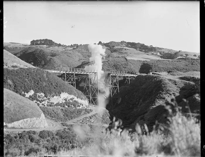 Blowing up bridge at Johnsonville