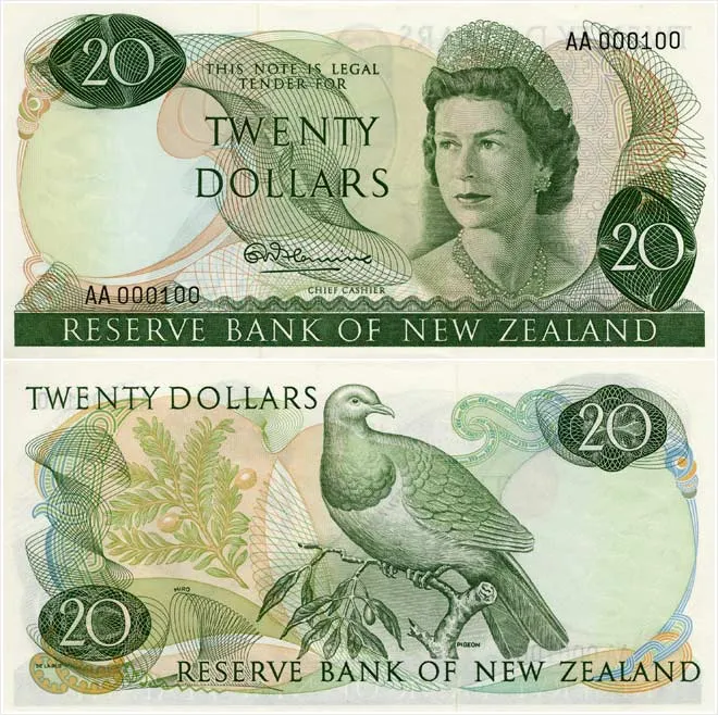 Third series of banknotes: $20