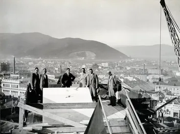 Image: Coping Stone Ceremony, 6 April 1929