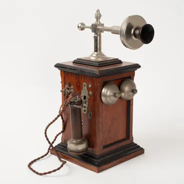 Telephone, Magneto Turret Desk Image: Telephone, Magneto Turret Desk